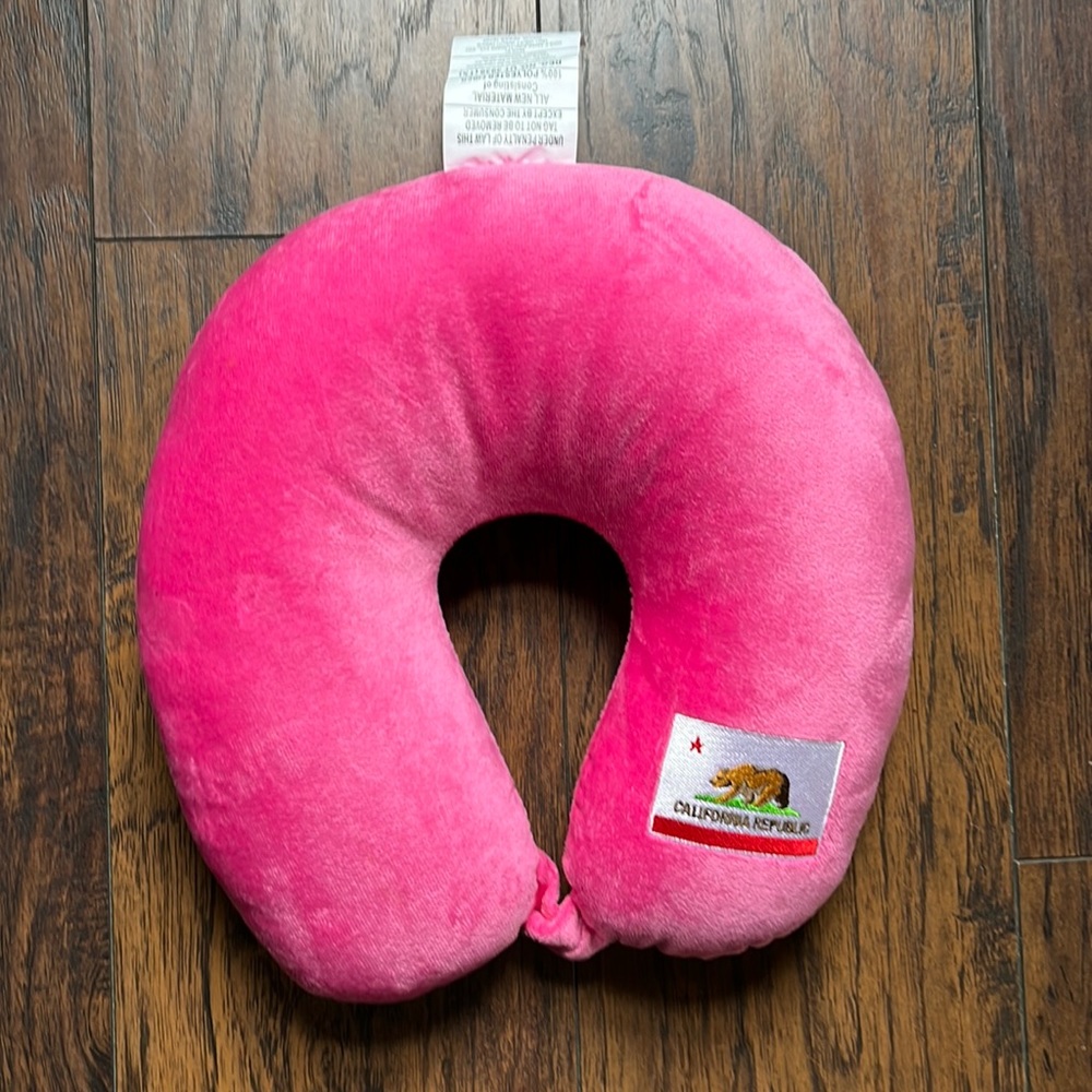 California Republic Pink Airplane Neck Plane